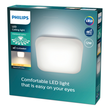Philips Mauve plafondlamp met geïntegreerde LED 12W wit