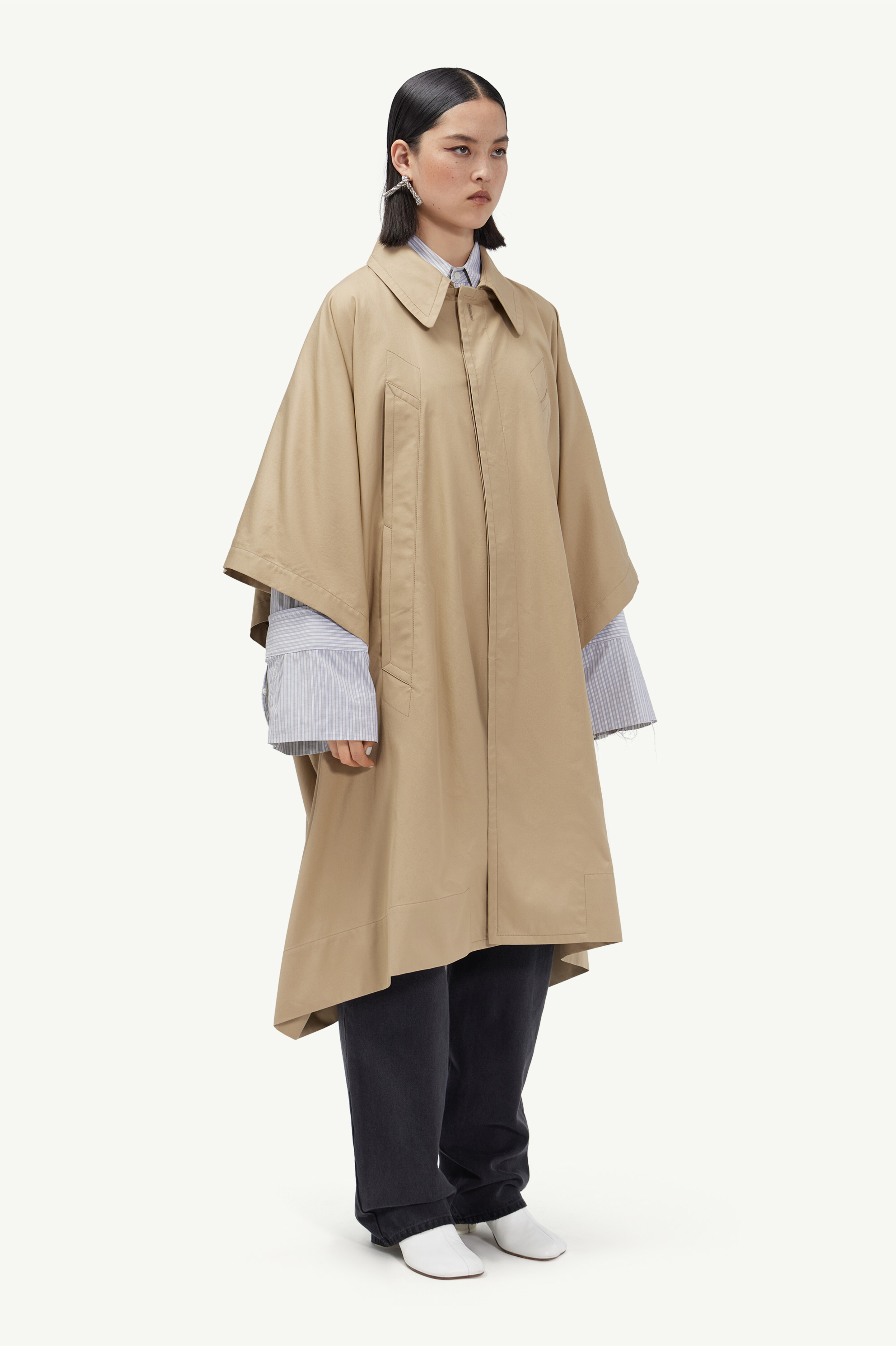 Trench-coat Rose beige