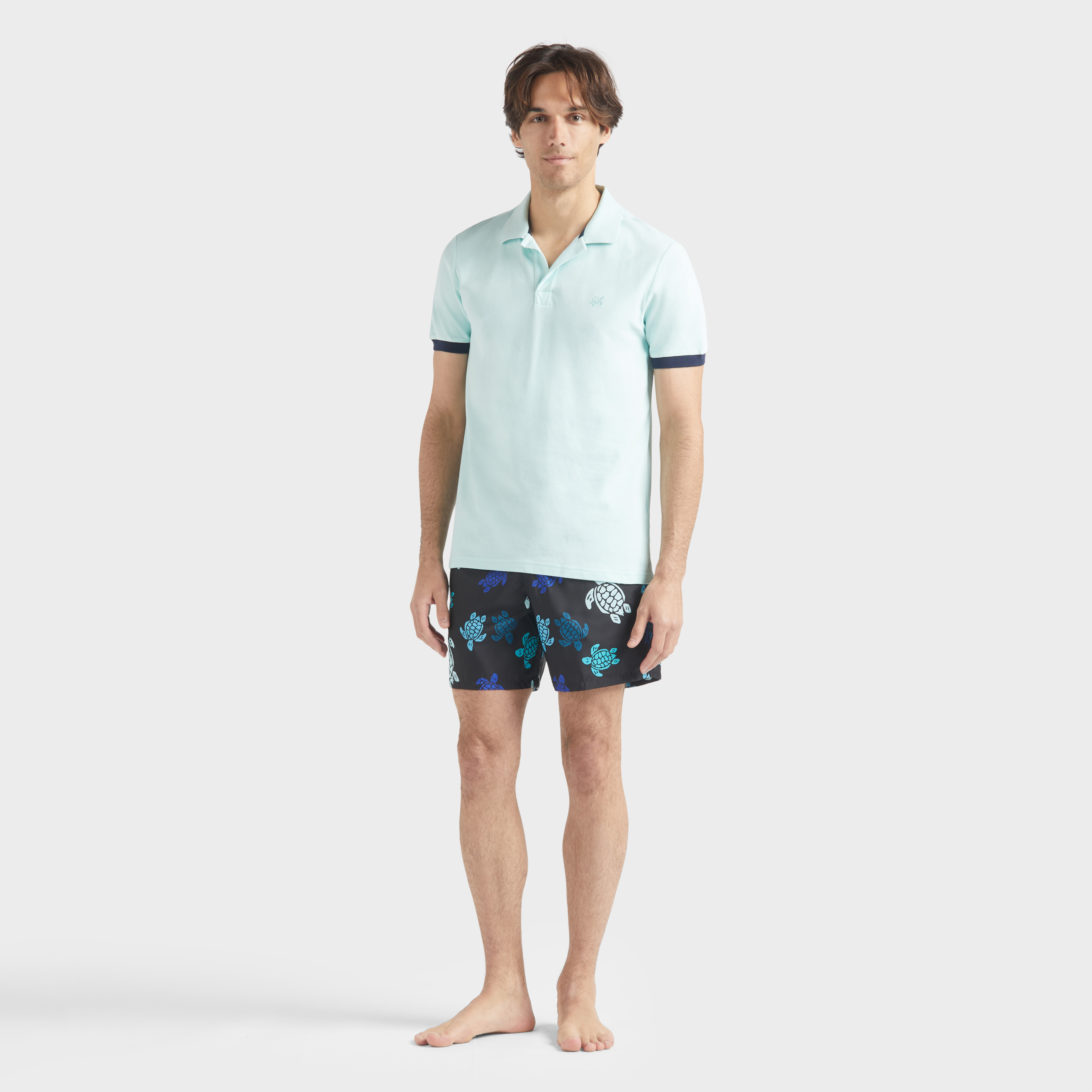 Polo en Piqué Coton Organique Homme Uni