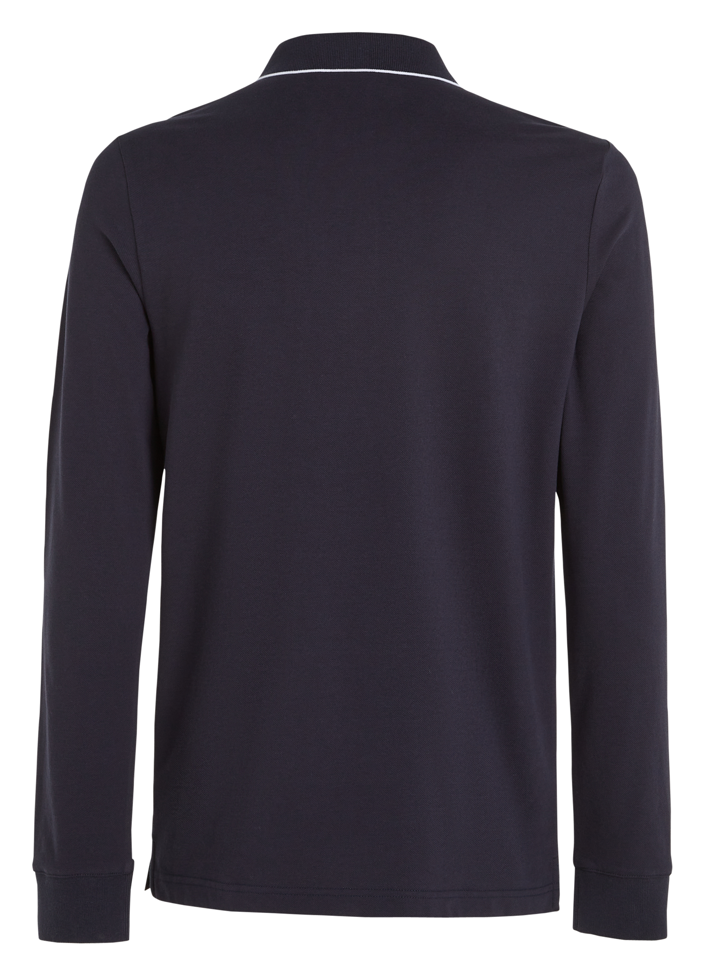 Polo slim-fit en coton piqué| Bleu