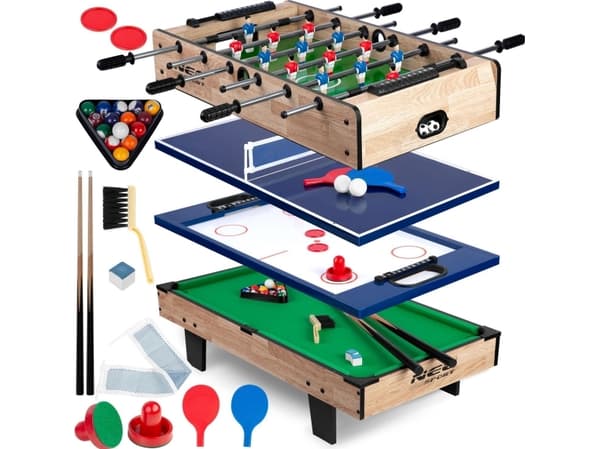 Neo-Sport flerspillbord, tre 4in1 80x43x30 cm (NS-800)