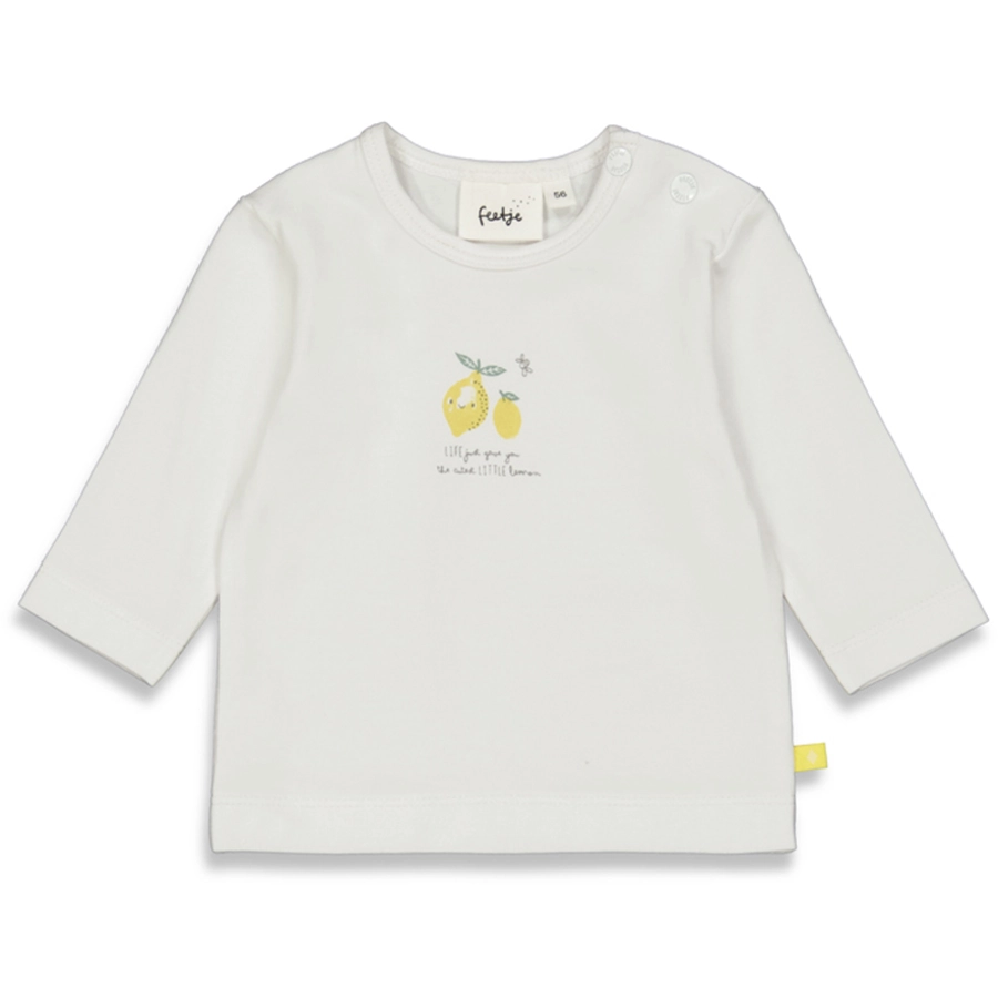 Feetje Langarmshirt Lemons Weiß