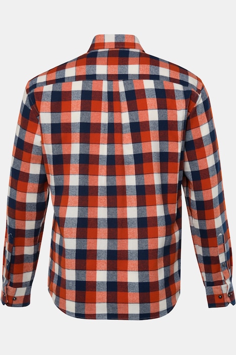 JP 1880 Karo-Flanellhemd, Langarm, Kentkragen, Modern Fit, bis 8 XL