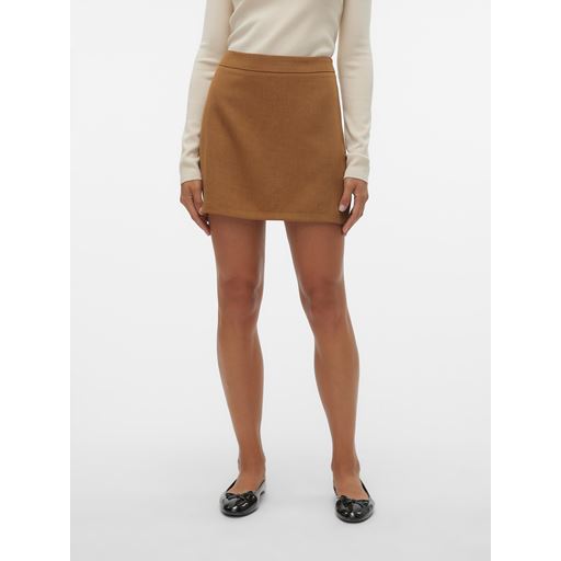 Vero Moda Mathilde Nederdel, Tobacco Brown, 42