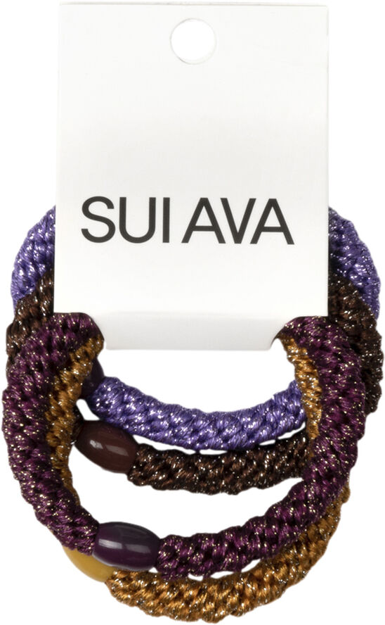 Sui Ava 4-pack Basic Essentials Elastics Autumn glitter