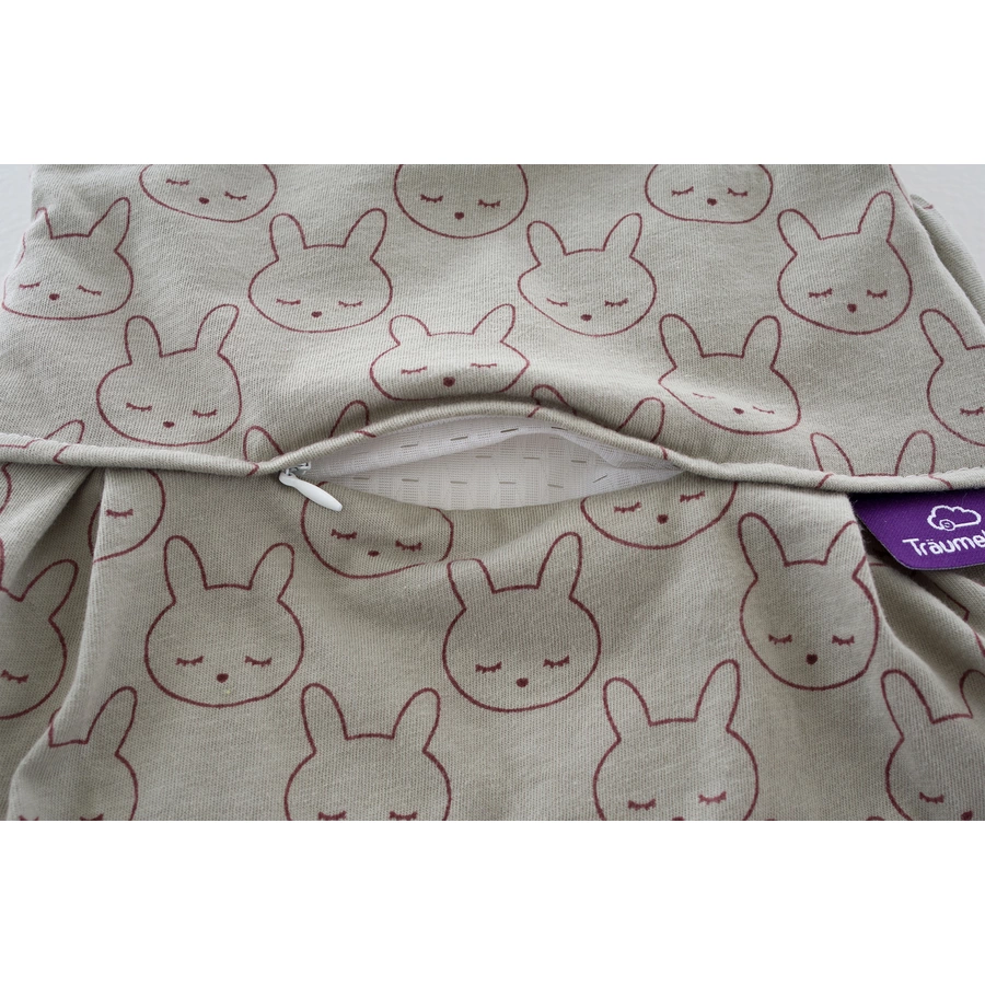 Träumeland Schlafsack Liebmich Kuschelhase grün