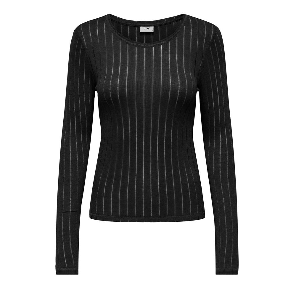 JDY T-Shirt Manches Longues Noires Femme JDY Cordelia