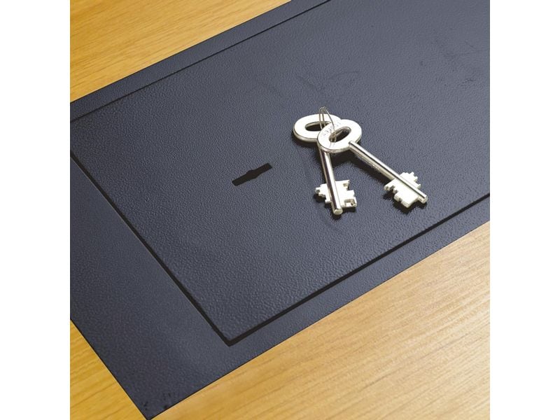 Yale Value Safe Bodentresor, 4.3 l Kompakter und diskreter Bodentresor aus Stahl