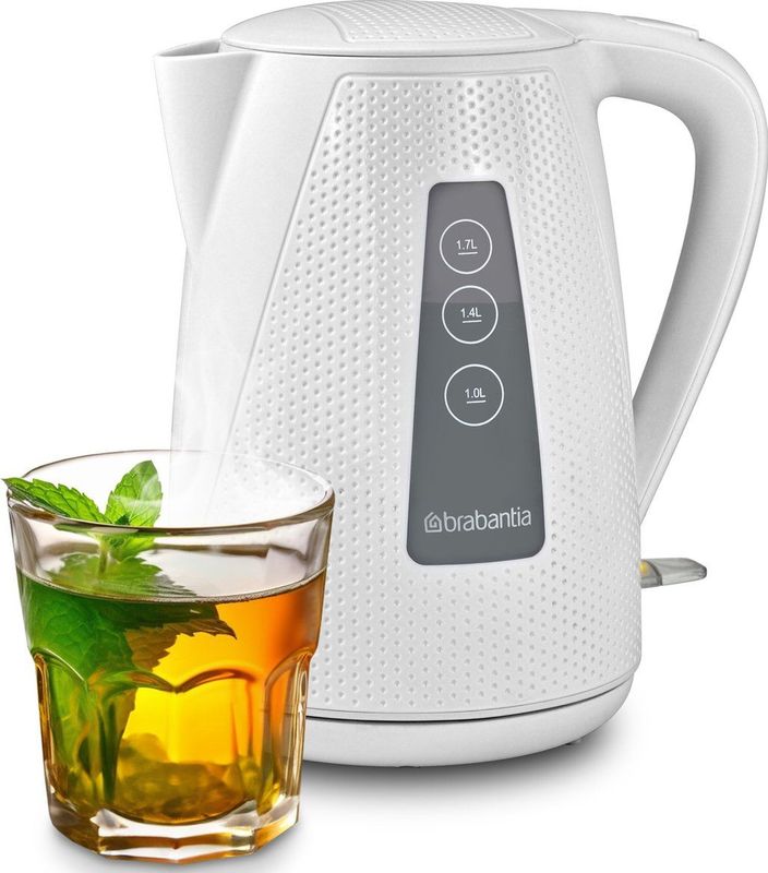 Brabantia - BBEK1013KWH - Waterkoker - Wit - 1,7 Liter - 2150 Watt