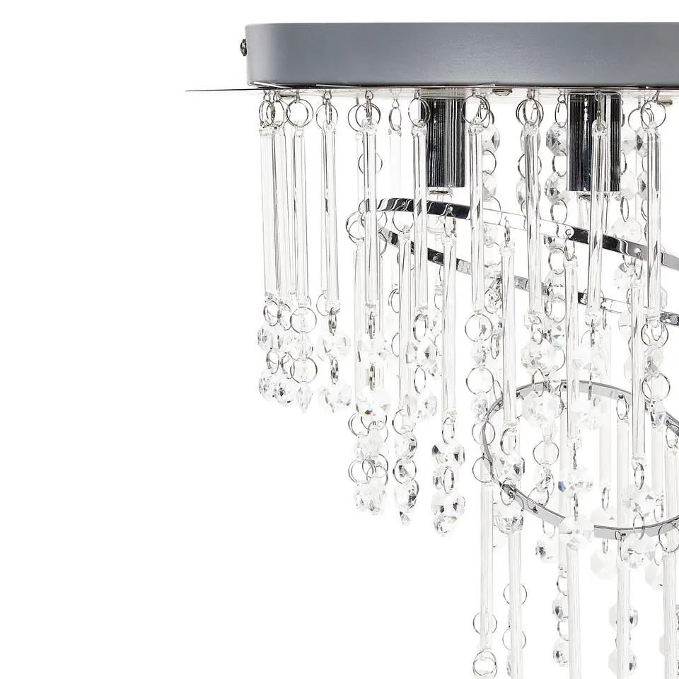 ESMELLE - Kroonluchter - Zilver - ⌀ 35 cm - Kristal