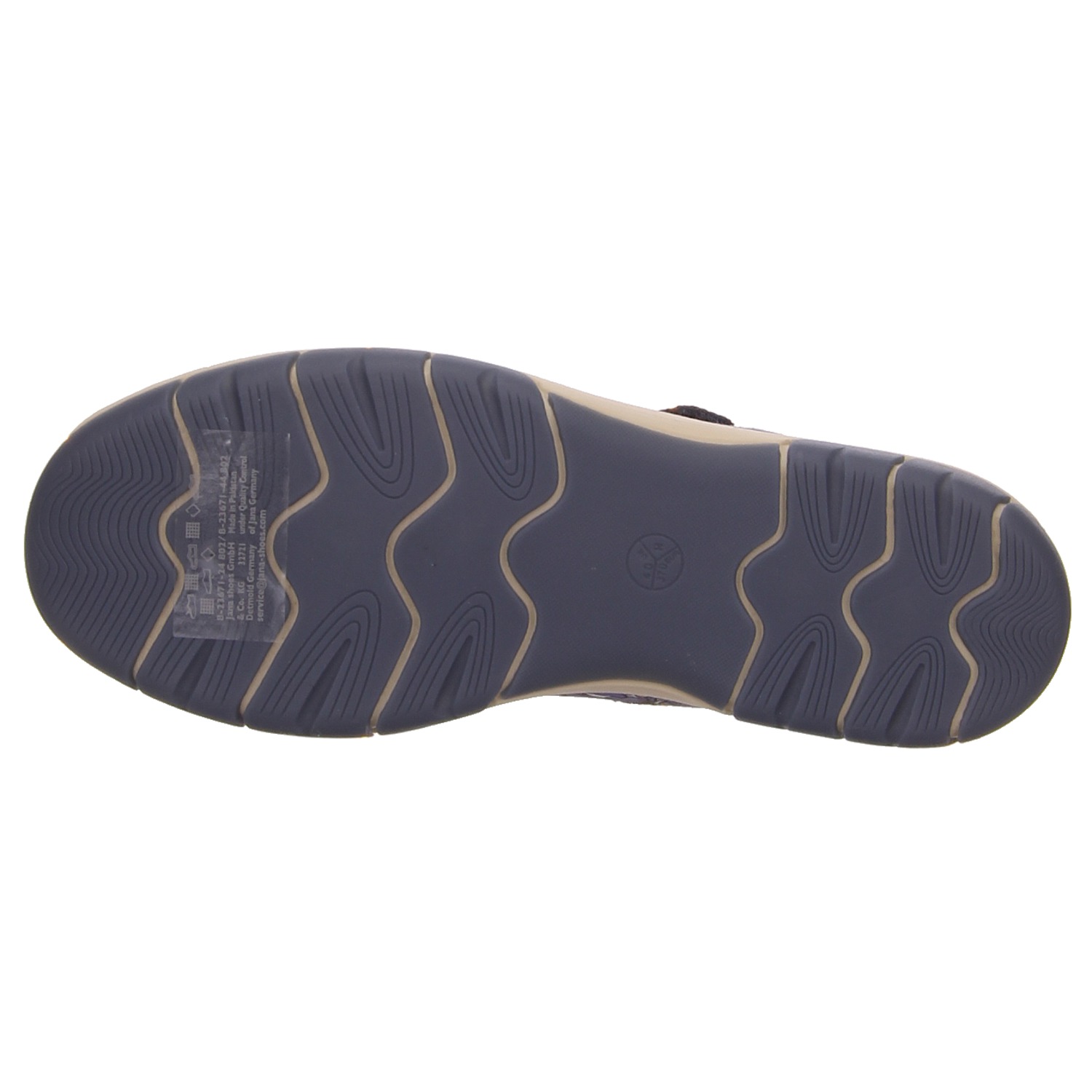 Jana Shoes Slipper denim blau
