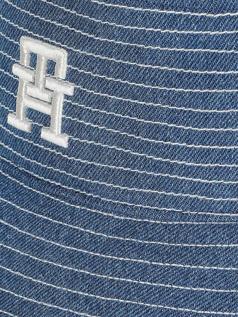 TOMMY HILFIGER Mädchen Fischerhut - Bucket Hat hellblau