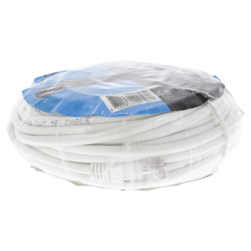 Q-Link UTP kabel CAT5E AWG26 2RJ45 20 meter wit