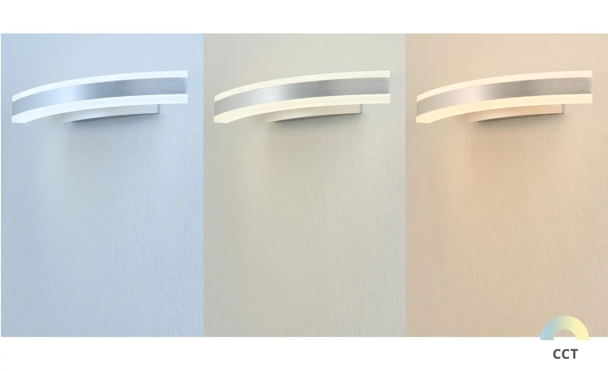 Fischer-Honsel LED-Wandleuchte, 1-flammig, Alu-matt