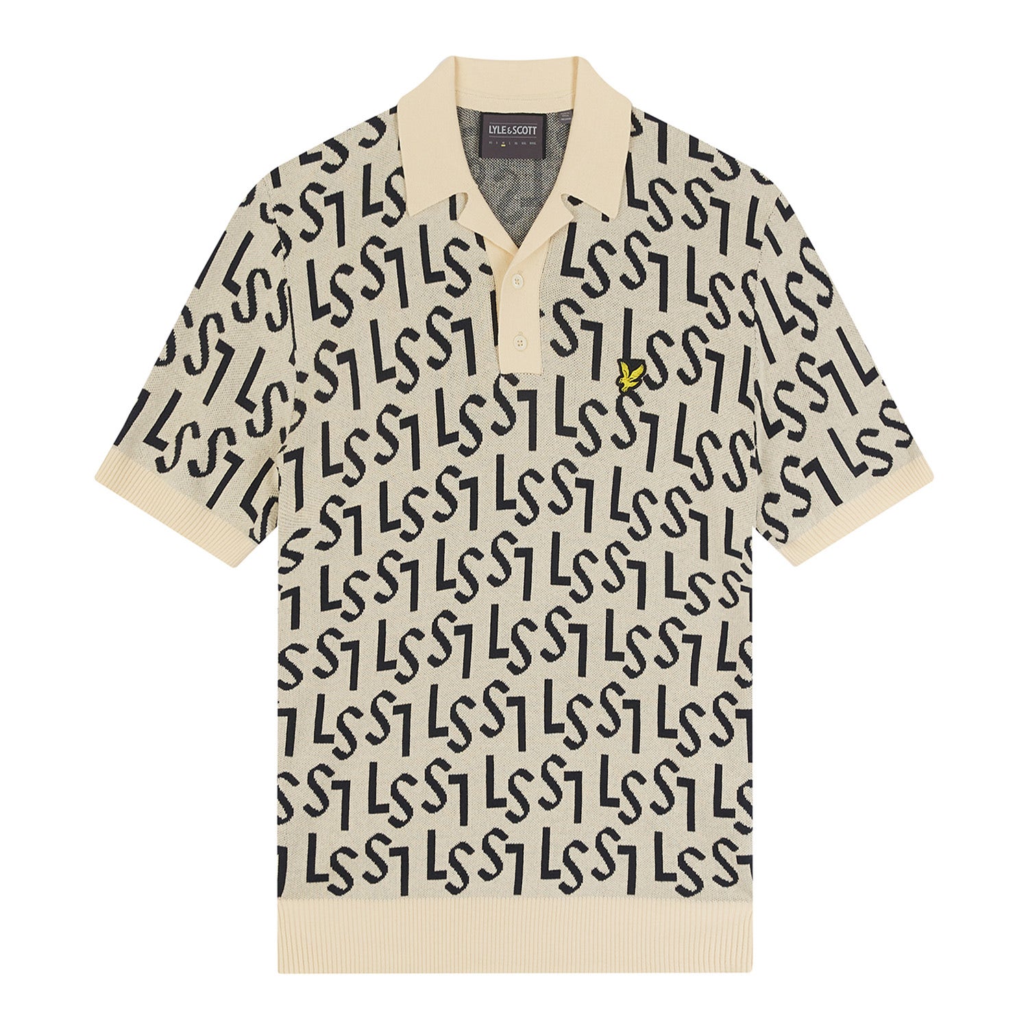 Lyle & Scott  Golf Monogram Knitted Polo