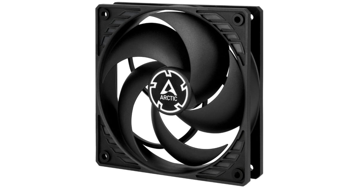 ARCTICP12 case fan  (Zwart, 120 x 120 x 25 mm)