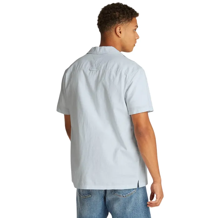 Tommy Hilfiger Regular Fit Linnen Blend SS Overhemd Heren