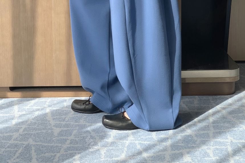 SeoulPop - Effen losse joggingbroek met trekkoord in de taille