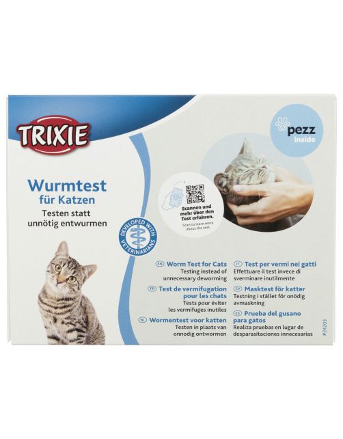 Trixie Wormentest Voor Katten - Labratoriumtest - 1 stuk