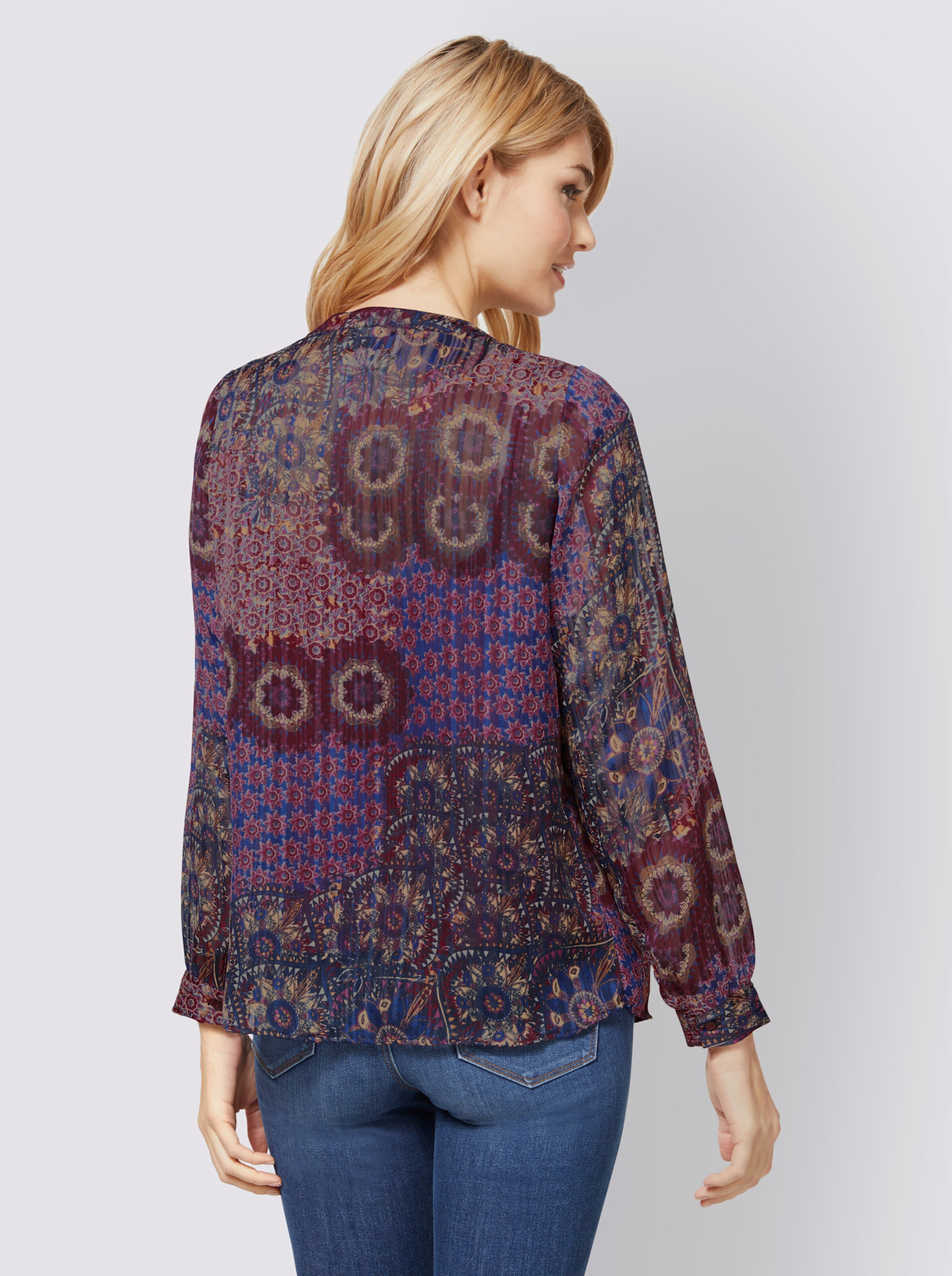 Druckbluse