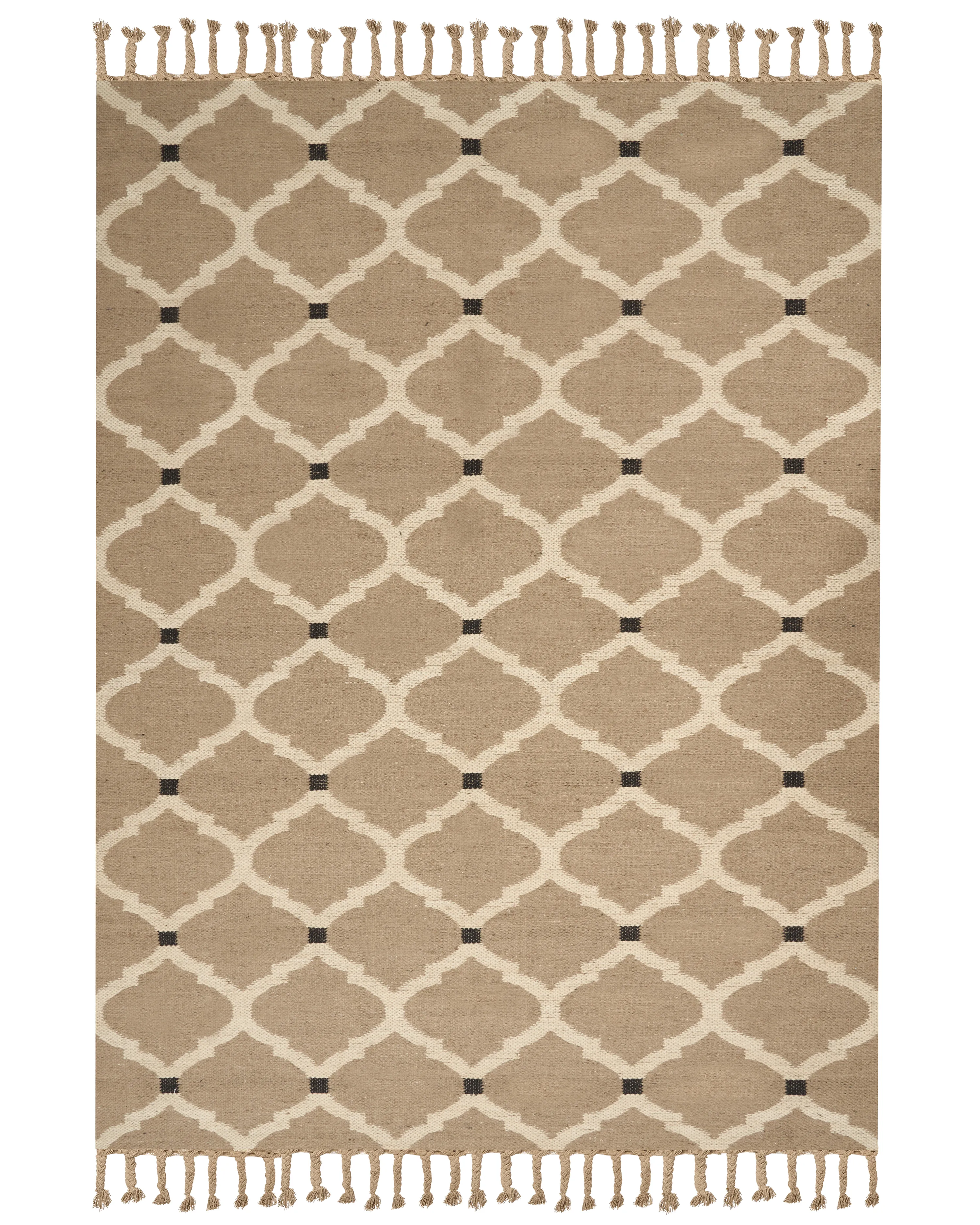 Vloerkleed ORENCIK Beige 200 x 300 cm Jute