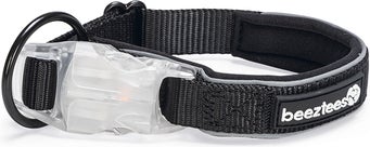 Beeztees hondenhalsband Parinca zwart 30-35 x 2 cm