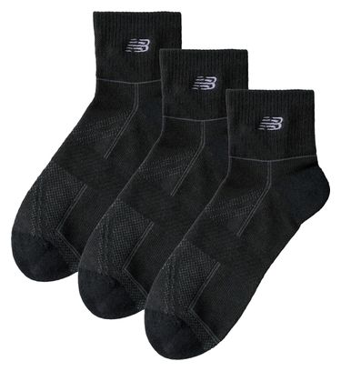 Chaussettes (3 paires) New Balance Running Repreve Noir