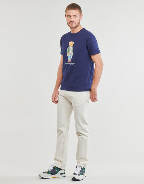 Polo Ralph Lauren - T-SHIRT POLO BEAR AJUSTE EN COTON Marino / Newport / Navy / Hrtg