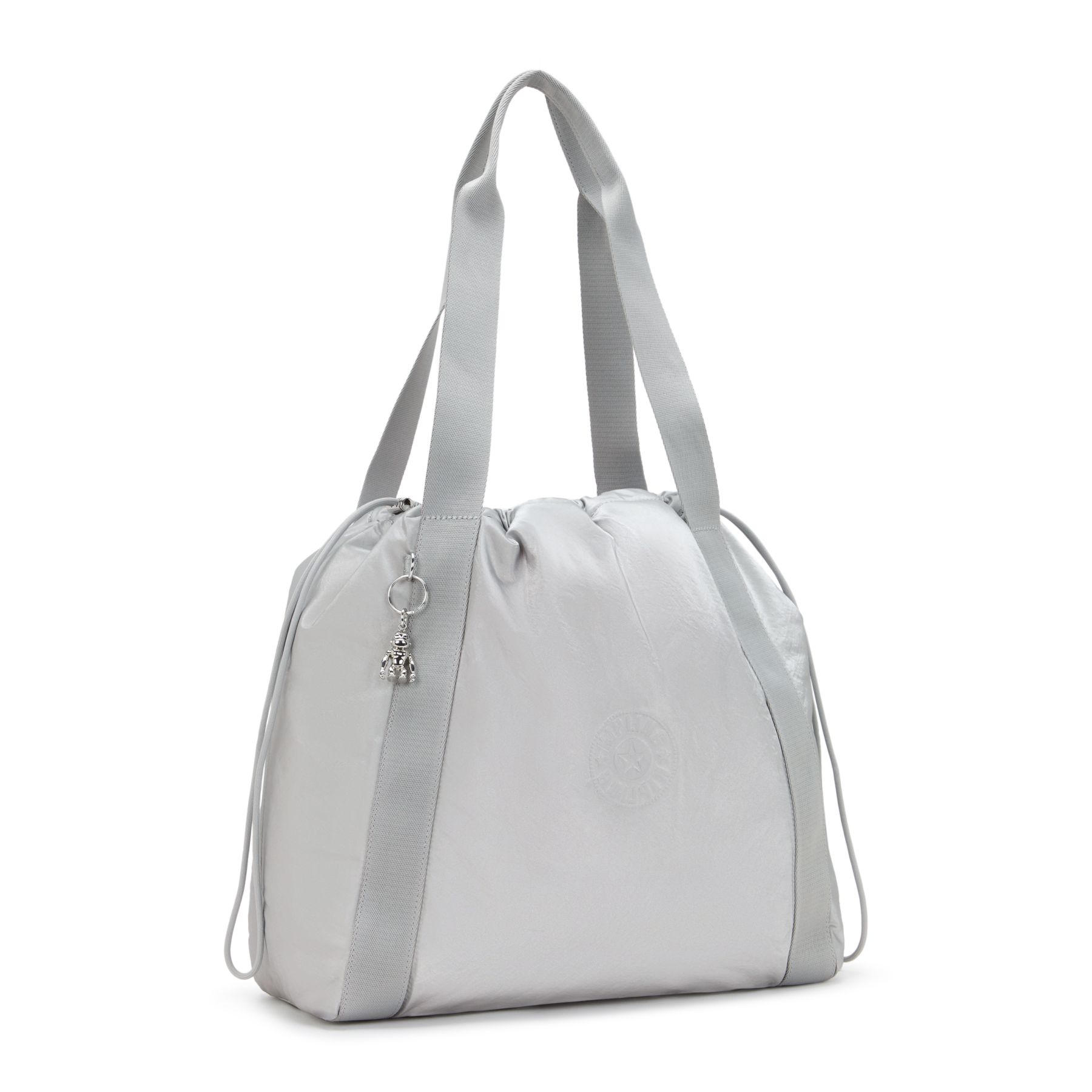 ELMAR Sac fourre-tout de taille moyenne avec cordon de serrage - Silver Glam