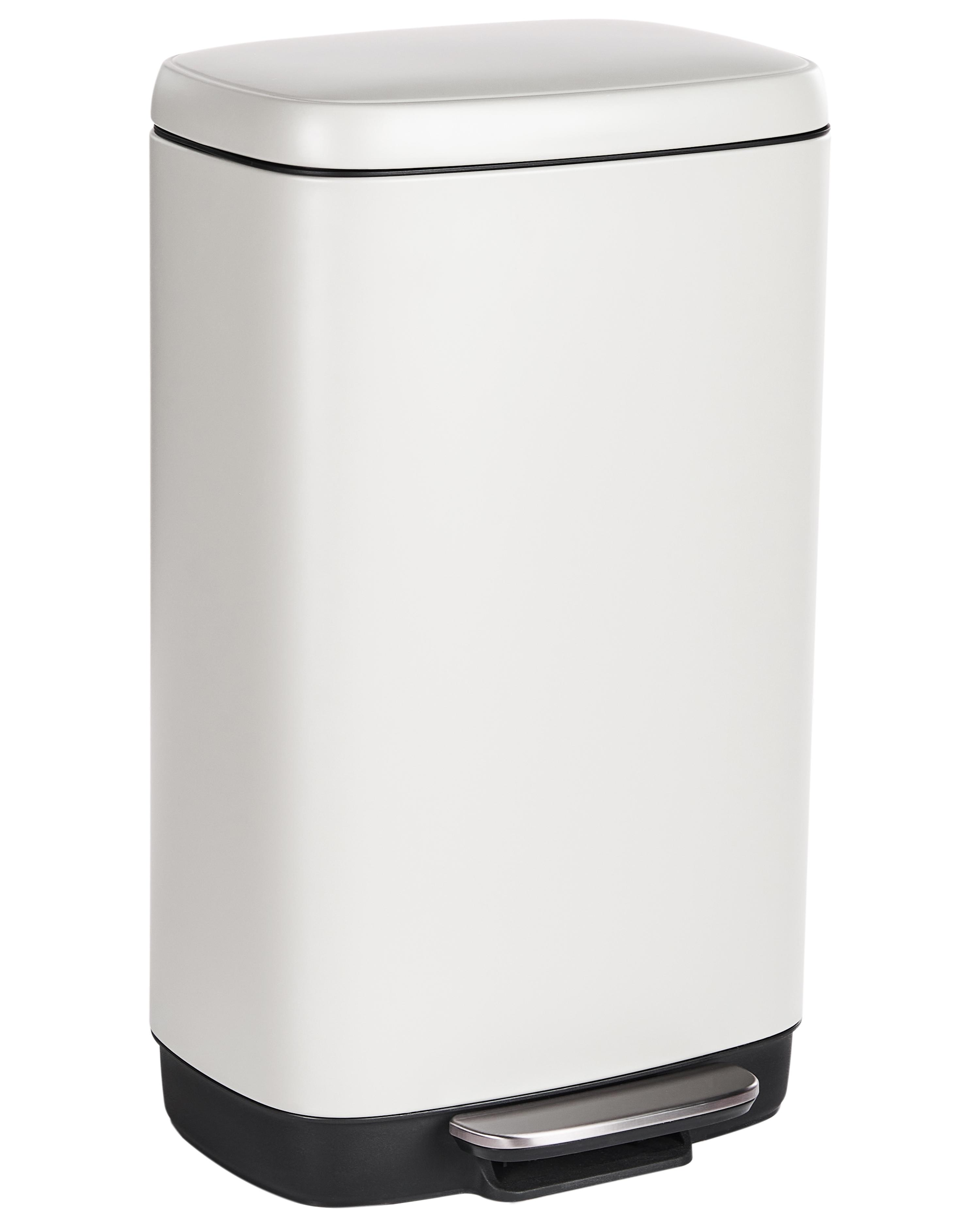 Prullenbak 30 L ECOCOLLECT Metaal Wit