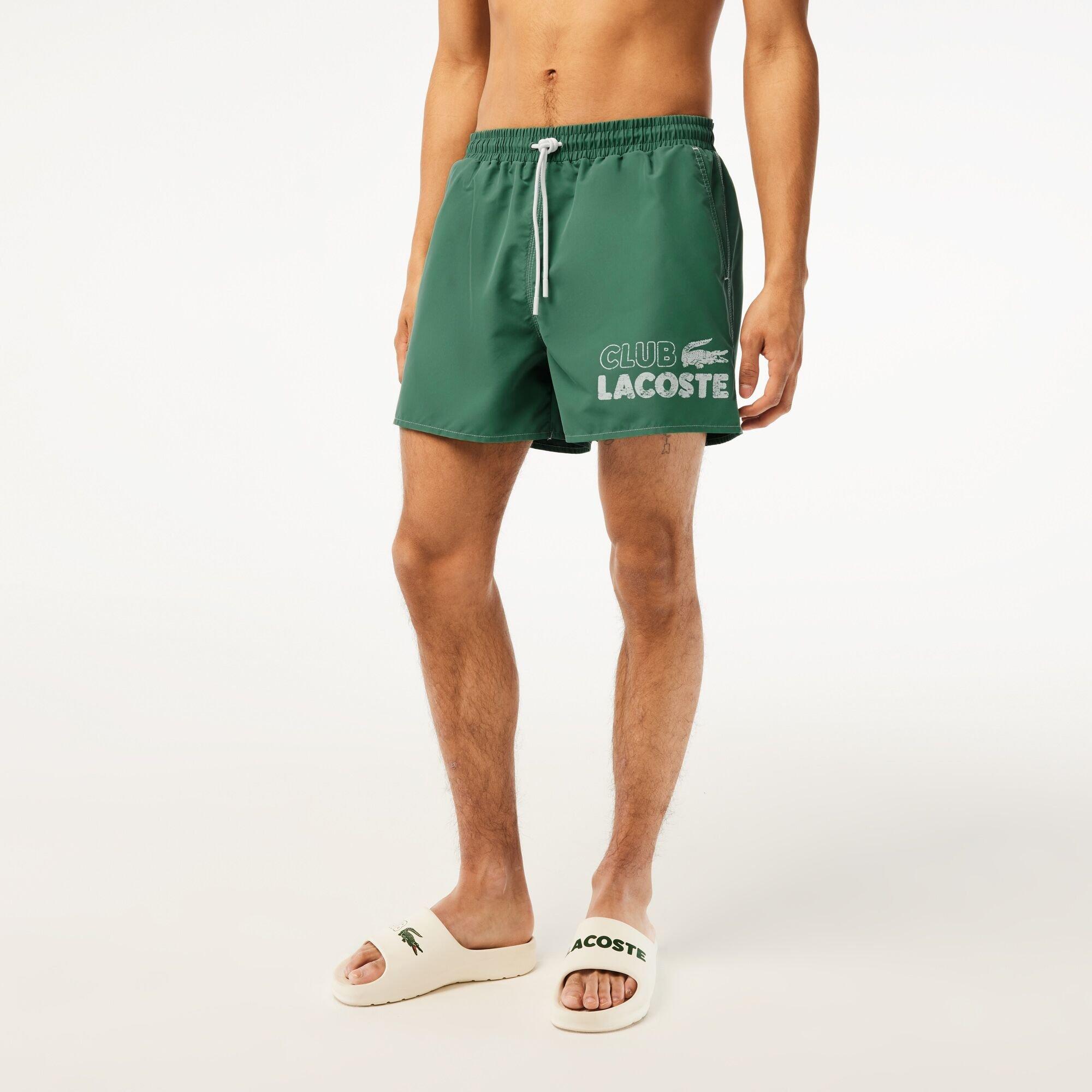 Lacoste Quick Dry Lined Swim Shorts