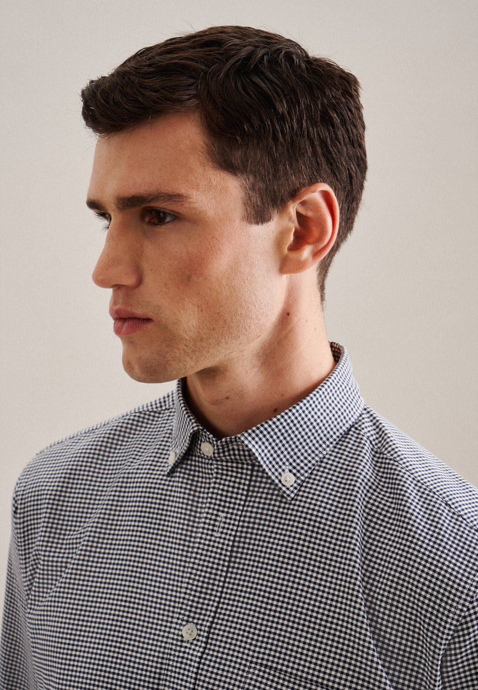 Seidensticker| Herren Casual Hemd Schwarze Rose