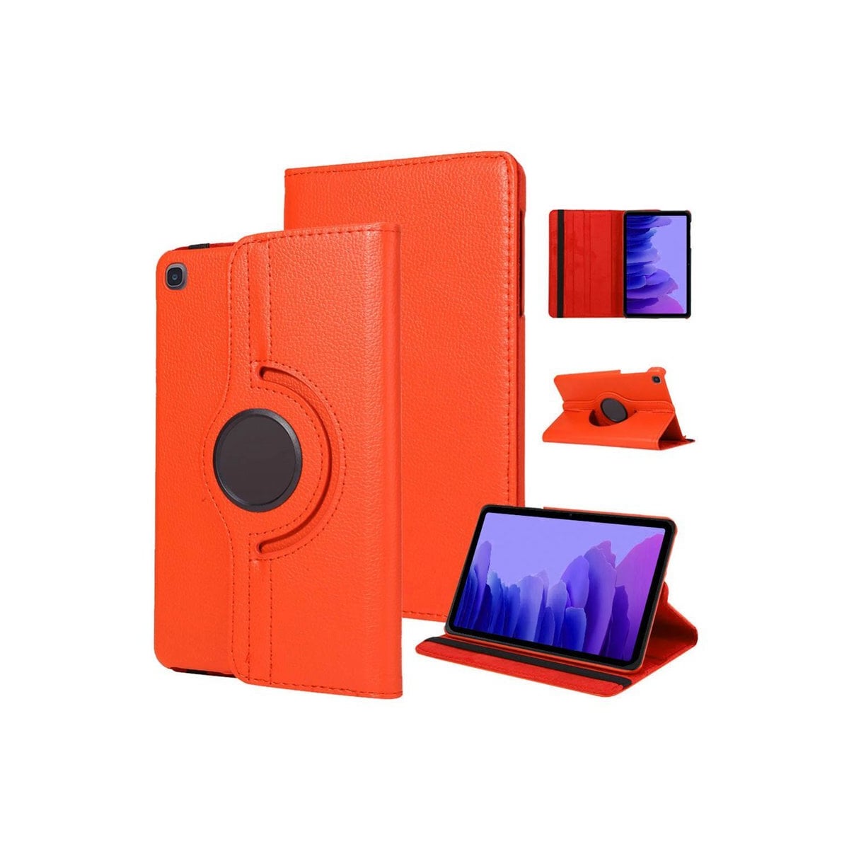 360° roterbar deksel Samsung Galaxy Tab A7 10.4 - Oransje