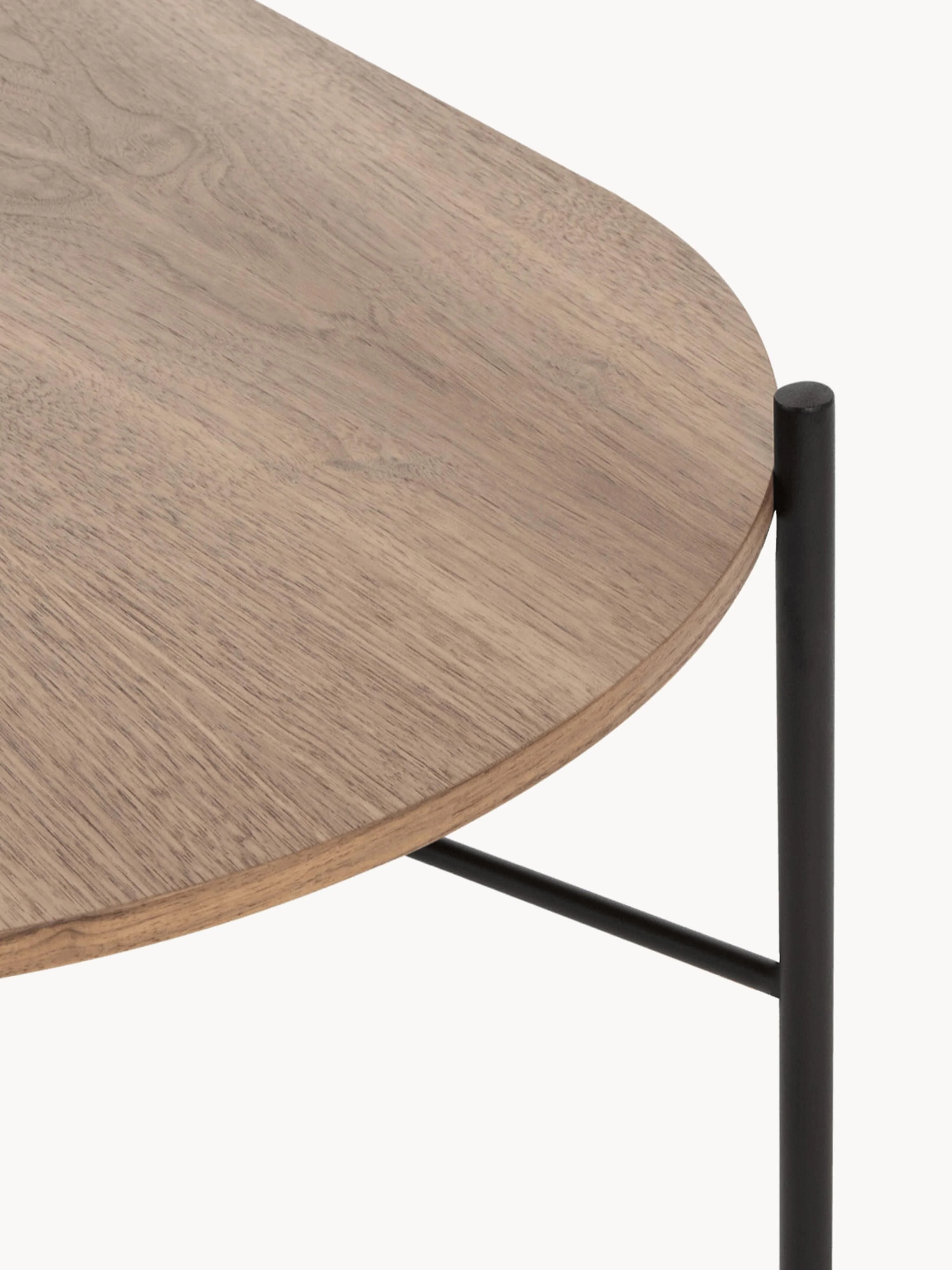 Walnoothouten salontafel Toglan