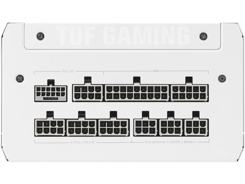 ASUS Netzteil TUF Gaming 1000W Gold White Edition Effizientes und widerstandsfähiges Netzteil