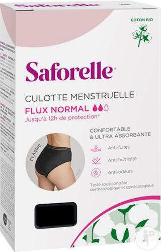 Saforelle Culotte Menstruelle Flux Normal T48 1 Pièce