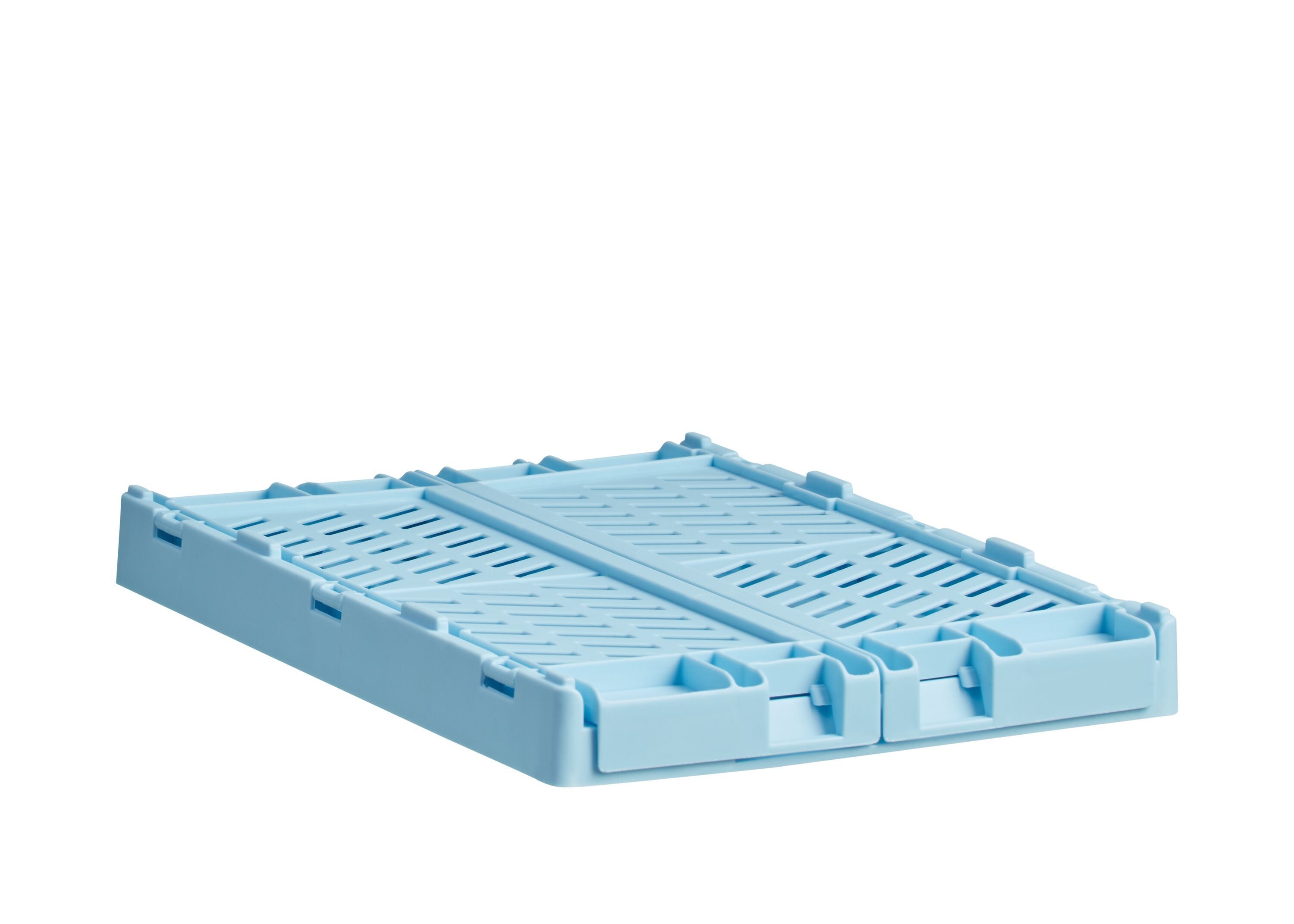 FELIX M Klappbox - Hellblau / B: 16.5 cm x T: 25.5 cm x H: 2.7 cm