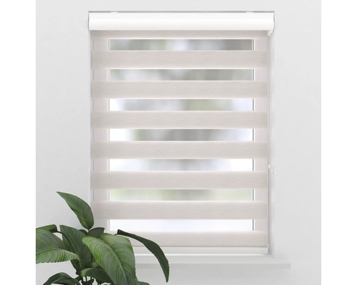 Soluna dubbel rolgordijn Ikaria D-R14 met cassette grijs 60x175 cm