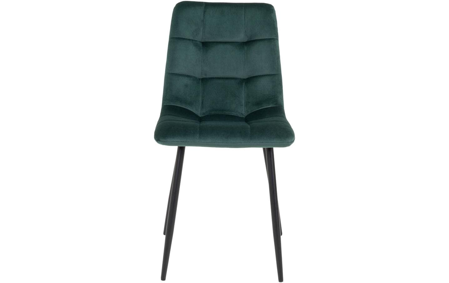 Stuhl Middelfart 2 Stück, 86 x 55 cm, Grün/Schwarz<br>Stabile Esszimmerstühle