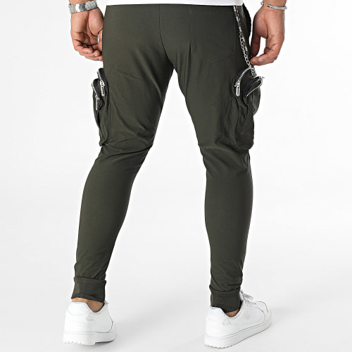 Pantalon Cargo Vert Kaki