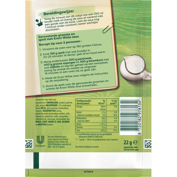Knorr Mix Witte Saus 22 g