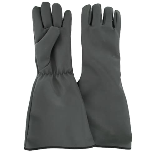 Gant protection chaleur Warm 350°C para-aramide enduit silicone noir longueur 50cm