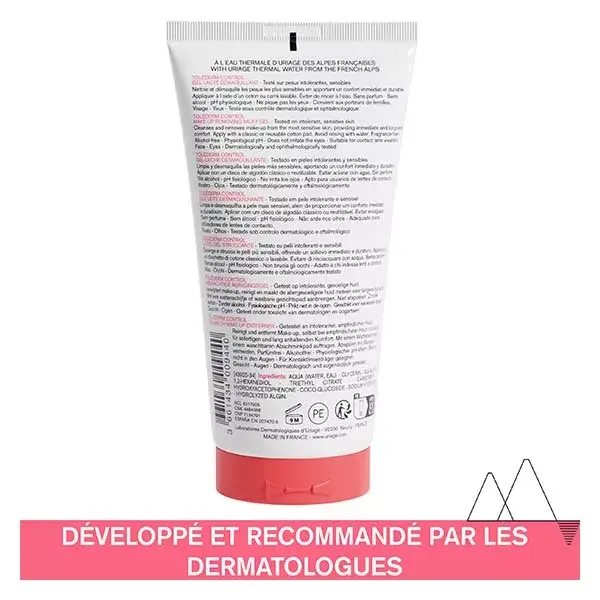 Uriage Toléderm Control Leite em Gel de Limpeza para Pele Sensível 150ml
