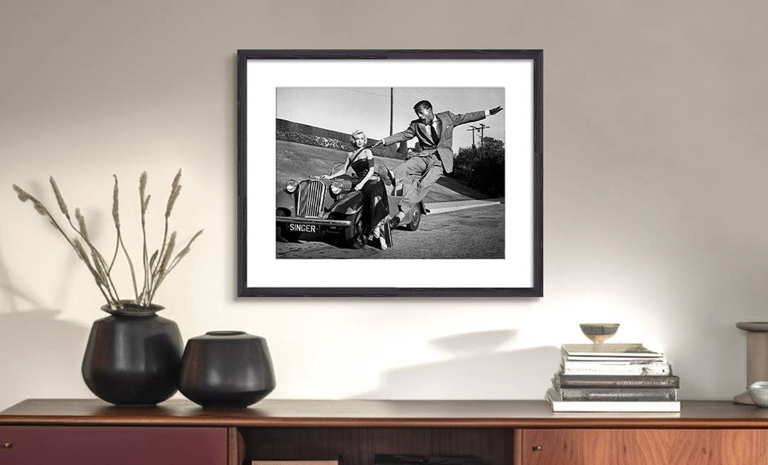 Marylin Monroe and Sammy Davis by Frank Worth by Classic Collection I - Darlings - Small Limited Edition. 30x40.