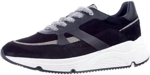D9420 Hip zwart/zilver combi - maat 43 sneaker zwart/zilver combi - maat 43 Calandschoen