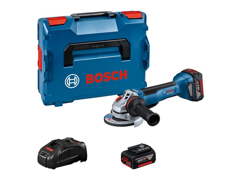Bosch Professional Winkelschleifer GWS 18 V-10 P Leistungsstarker Akku-Winkelschleifer