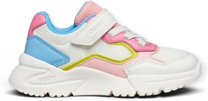 GEOX LOFTUS Sneakers WIT ROZE