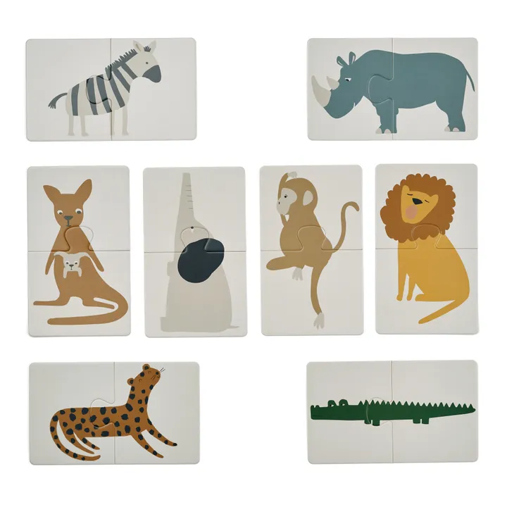 Liewood Puzzles Brett - Set de 8 | All together/Sandy