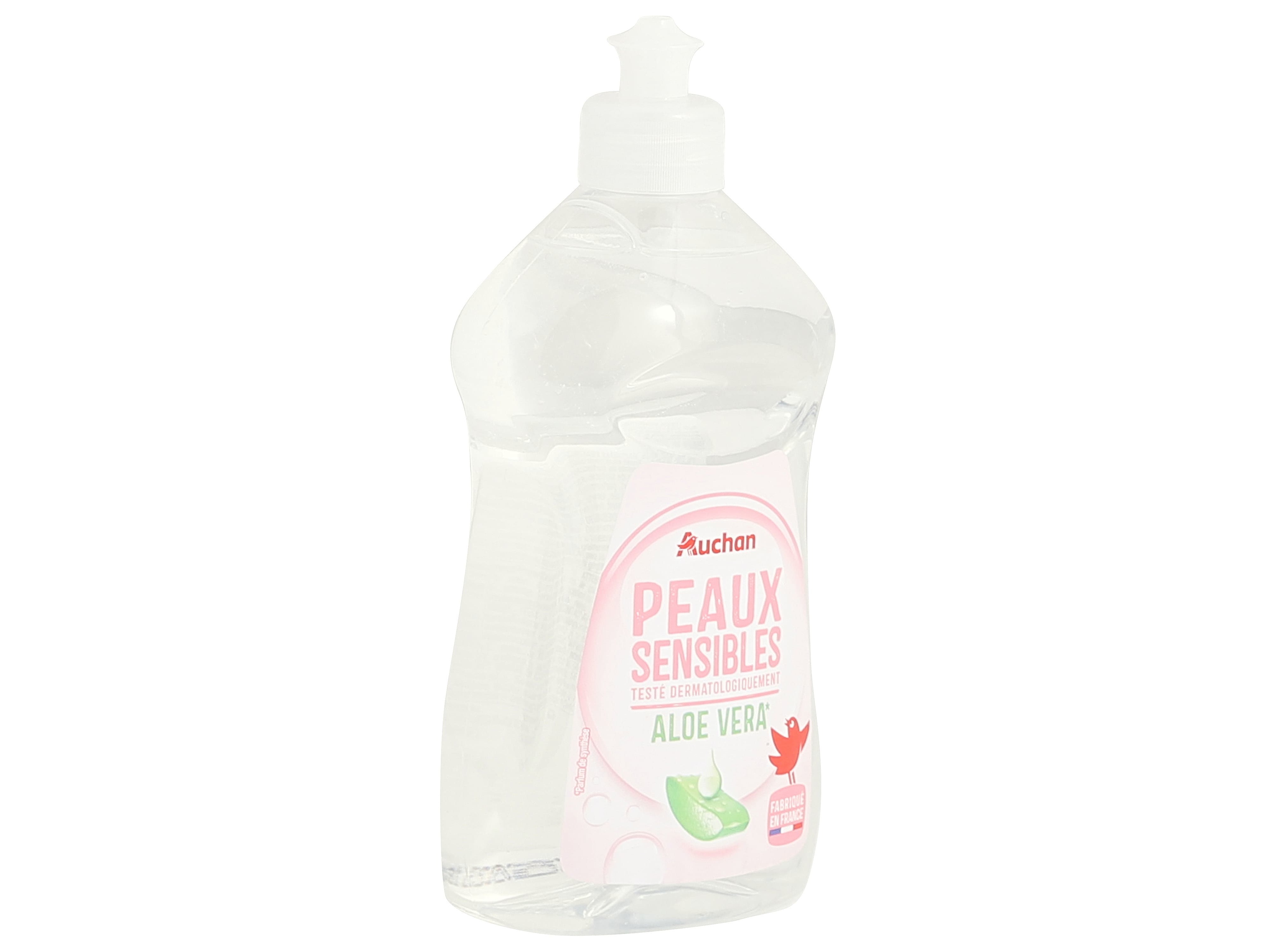 DETERGENTE LOIÇA MANUAL AUCHAN PELES SENSÍVEIS ALOE VERA 500ML