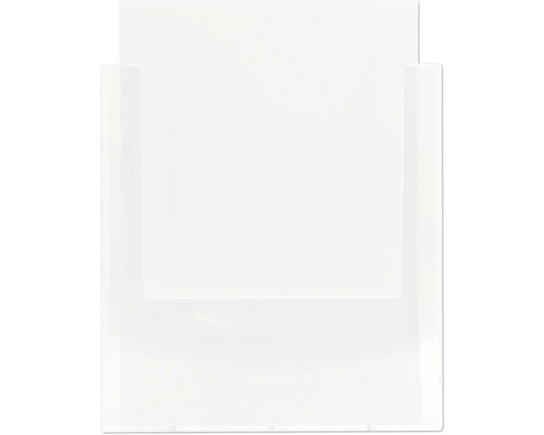 Wandbrochurehouder voor DIN A4 23,5x24,5 cm